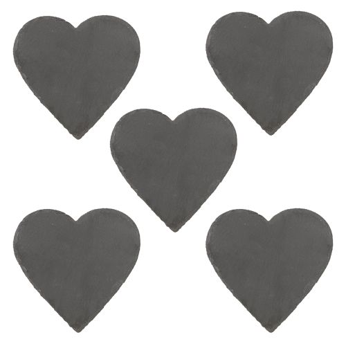Decoración de pizarra en forma de corazón para una decoración de mesa elegante e ideas creativas. | Floristik24.es