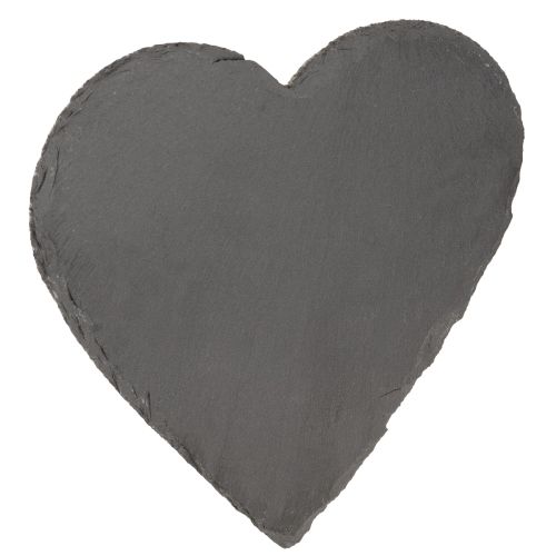 Plato de pizarra decorativo corazón pizarra corazón pizarra 20cm 1 ud