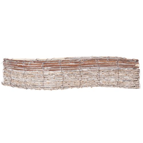 Maceta rectangular de mimbre con lámina, cuenco decorativo, 45 cm, 1 juego | Floristik24.es