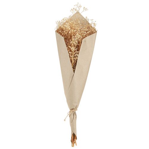 Artículo Gypsophila Pensamiento Yeso Hierba Flores blancas 50cm 55g