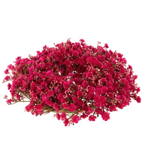 Corona de flores artificiales, decoración de paniculata, 30 cm | Floristik24.es