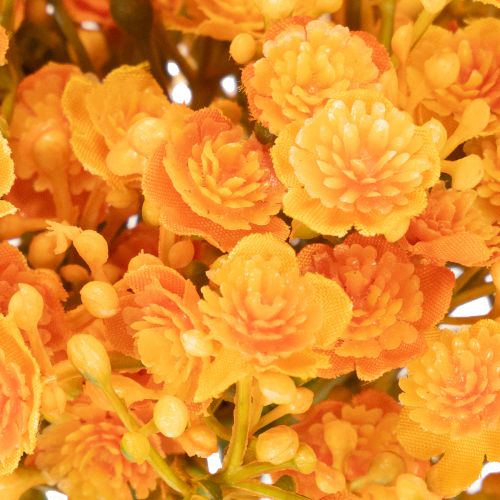 Rama artificial de paniculata naranja para arreglos florales, 30 cm, 10 unidades. | Floristik24.es
