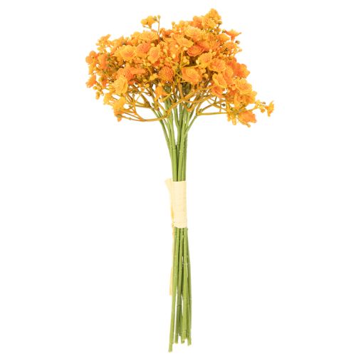 Rama artificial de paniculata naranja para arreglos florales, 30 cm, 10 unidades. | Floristik24.es