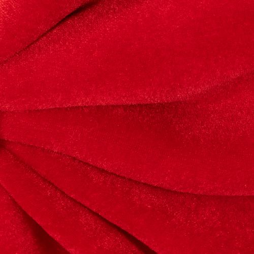 Lazo decorativo rojo, lazo grande de terciopelo para ventana o puerta, 50 cm. | Floristik24.es