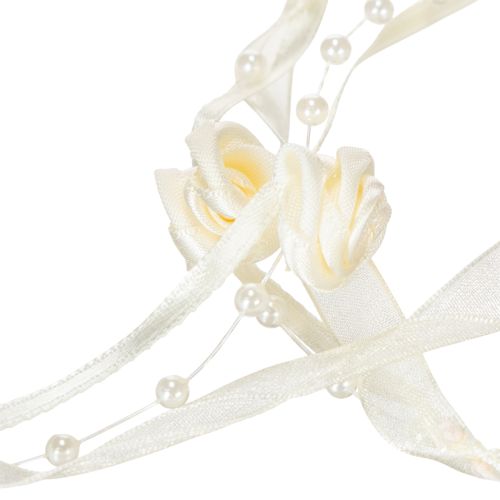 Artículo Cinta Valentino color crema, 15 mm, 5 m