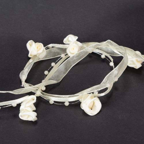 Artículo Cinta Valentino color crema, 15 mm, 5 m