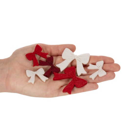 Lazos decorativos surtidos para decoración navideña y manualidades, 5 cm, 48 unidades. | Floristik24.es