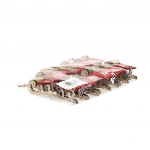 Artículo Trineo para colgar rojo 4cm 12uds