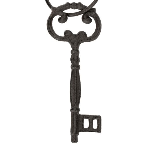 Artículo Llavero decorativo, diseño de llave antigua, como accesorio nostálgico para el hogar, 27 cm