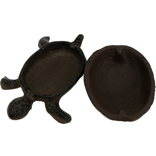 Floristik24 Clave escondite tortuga marrón 11cm x 8cm x 4cm