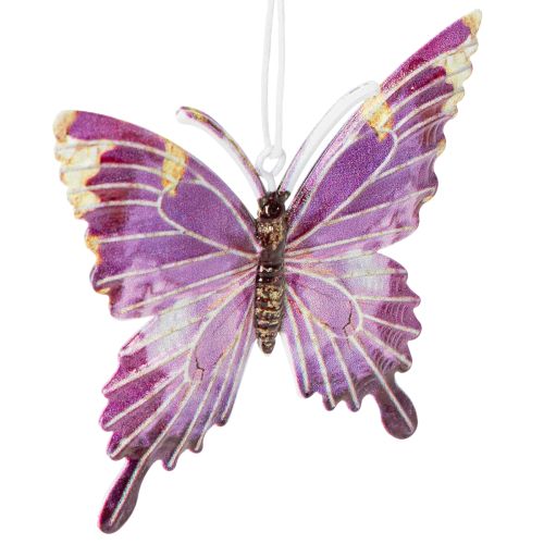 Artículo Colgante de mariposa para decorar artísticamente espacios habitables, 8 cm, 5 piezas