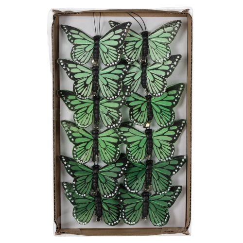 Artículo Decoración de mariposas, embellecimiento de habitaciones revoloteantes para interiores y exteriores, 7 cm, 12 piezas