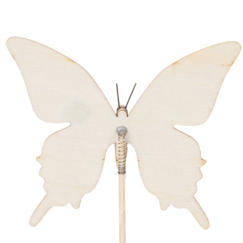 Artículo Palillos de flores, suministros para manualidades, motivo de mariposa para decorar envoltorios de regalos, 28,5 cm, 12 piezas