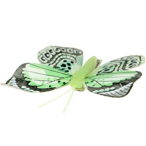 Floristik24 Deco mariposa en clip clasificado 5cm - 8cm 10pcs
