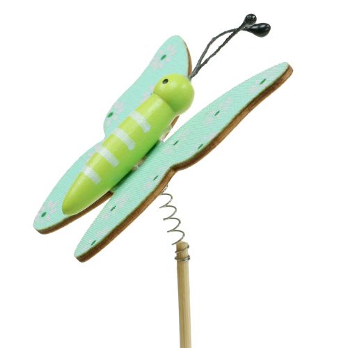 Floristik24 Alfiler flor mariposa madera 18cm 12pcs