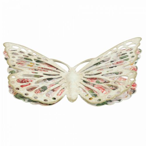 Floristik24 Decoración de pared decoración de mariposas de metal estilo campestre L21,5 cm