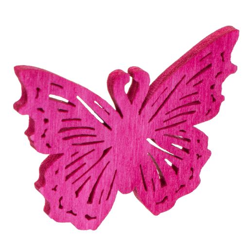 Artículo Elementos decorativos de mariposas para esparcir en mesas y cuencos con un toque primaveral, 4 cm, 72 piezas