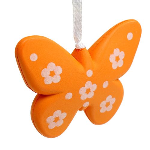 Floristik24 Mariposas para colgar de colores 6,5cm 5uds