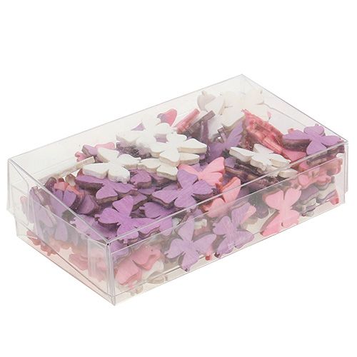 Floristik24 Mariposas para esparcir Mix 2cm 144pcs