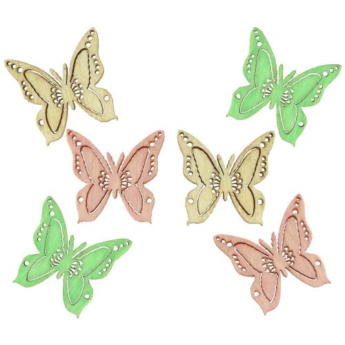 Floristik24 Mariposas para espolvorear 2cm 144p