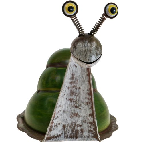 Floristik24 Deco caracol metal decoración figura decoración jardín 26x14x20cm