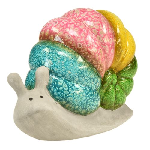 Artículo Figura decorativa caracol decorativa color cerámico 19cmx8.5cmx14.5cm