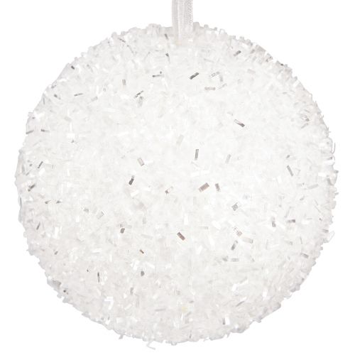 Artículo Decoración de nieve Adornos navideños bolas conos Ø4/8cm 18 piezas