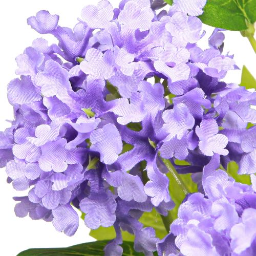 Artículo Bola de nieve flores artificiales flor violeta 5 umbelas L78cm 2 piezas