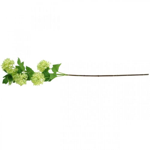Artículo Bola de nieve artificial, rama decorativa, planta artificial verde Ø6.5cm L78cm