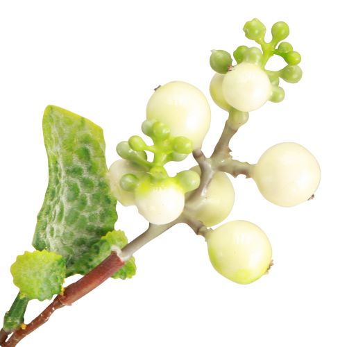 Artículo Arbusto de guisantes artificiales mora de nieve L74cm