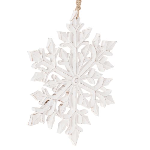 Gran copo de nieve decorativo, adorno colgante, 30 cm comprar | Floristik24.es
