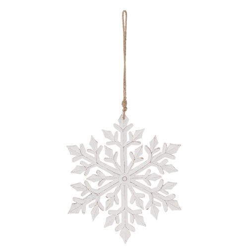 Gran copo de nieve decorativo, adorno colgante, 30 cm | Floristik24.es