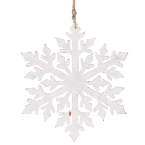 Gran copo de nieve decorativo, adorno colgante, 30 cm | Floristik24.es