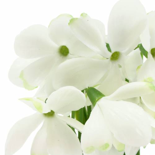 Floristik24 Campanillas artificiales blancas 26,5cm 6uds