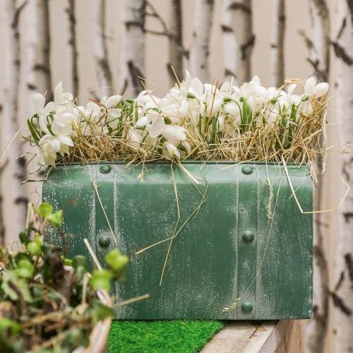 Floristik24 Campanillas artificiales blancas 26,5cm 6uds