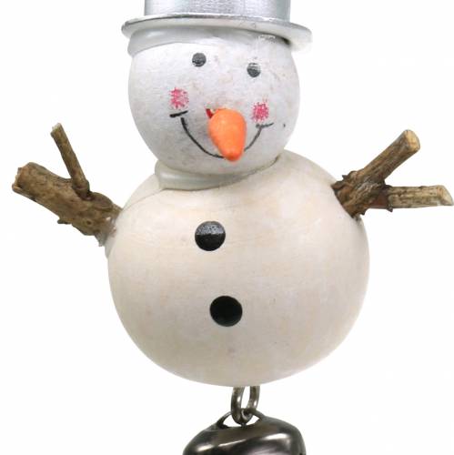 Floristik24 Decoraciones para árboles de navidad muñeco de nieve para colgar 7cm 6pcs