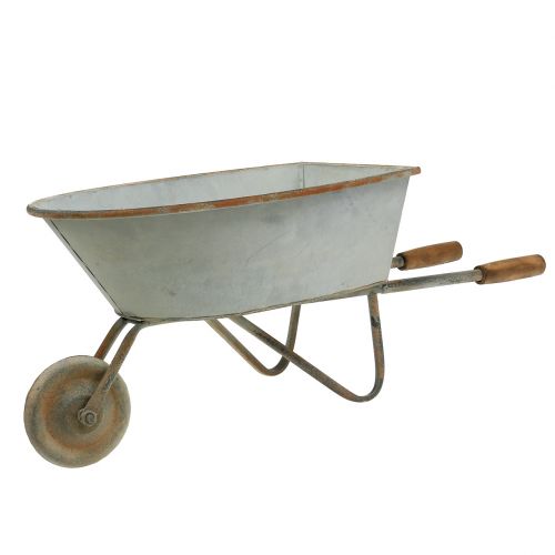 Floristik24 Carro de planta de carretilla 61cm x 25cm x 26,5cm gris
