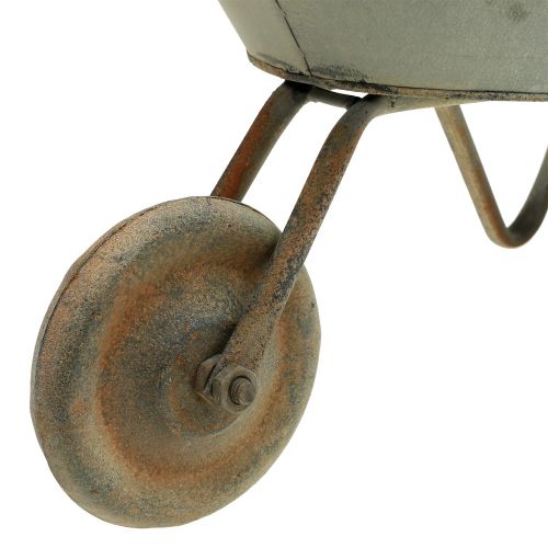 Floristik24 Carro de planta de carretilla 61cm x 25cm x 26,5cm gris
