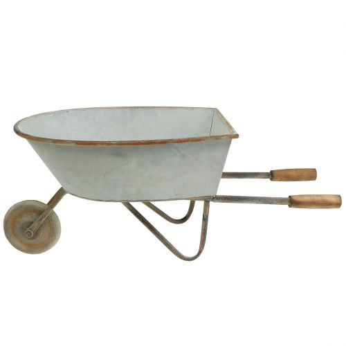 Floristik24 Carro de planta de carretilla 61cm x 25cm x 26,5cm gris