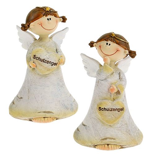 Floristik24 Guardian Angel Cream 8,5cm 4 piezas