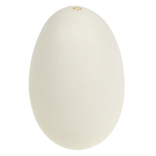 Floristik24 Huevos de cisne 9cm blancos 4uds