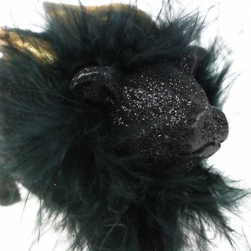 Floristik24 Figura decorativa cerdo Lucky Charm negro 9cm 2pcs