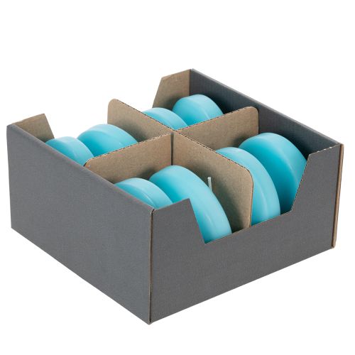 Artículo Vela flotante redonda, ideal para decoraciones festivas y eventos, decoración de estanques y mesas, 8 cm, 8 unidades.