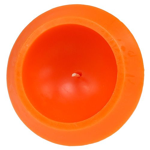 Floristik24 Vela flotante en naranja Ø16cm