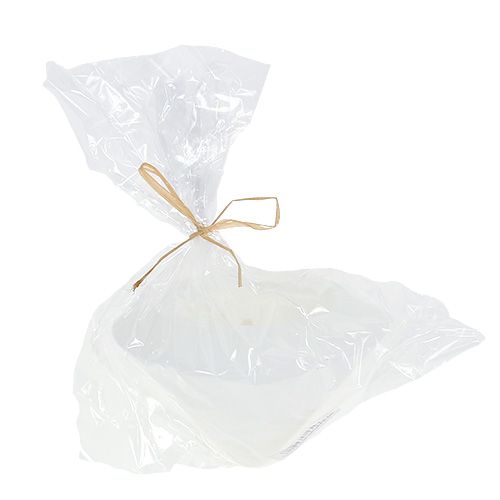 Floristik24 Vela flotante en blanco Ø13cm