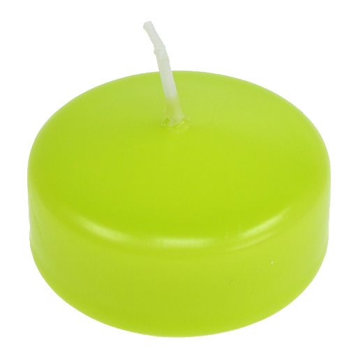 Artículo Velas flotantes verdes 4,5cm 8 uds
