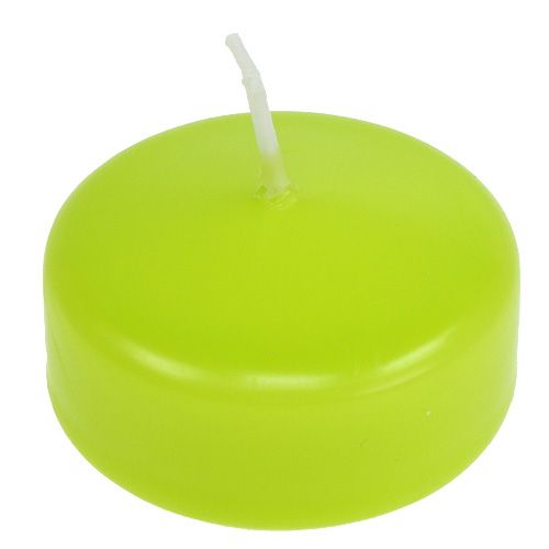 Artículo Velas flotantes verde 4,5cm 8pcs