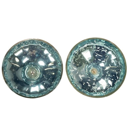 Artículo Portavelas flotante de vidrio para dar un toque elegante a cualquier habitación, 10 cm, 2 piezas