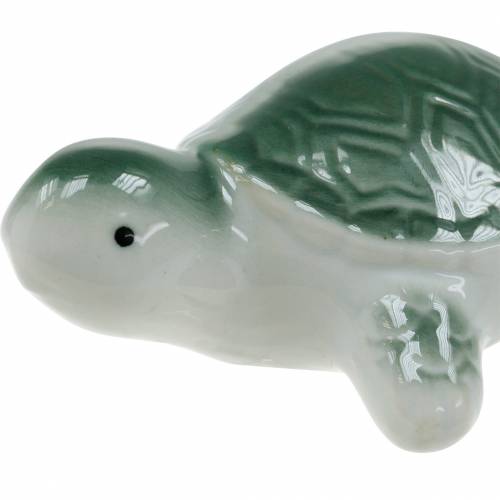 Floristik24 Tortuga flotante ceramica verde 11,5cm 1 pieza