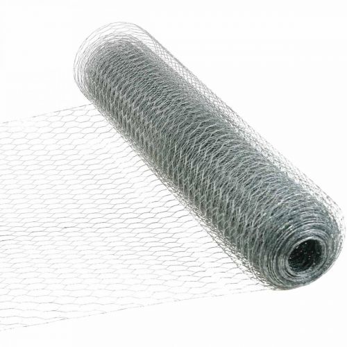 Malla de alambre alambre decorativo hexagonal galvanizado 13mm L10m W50cm